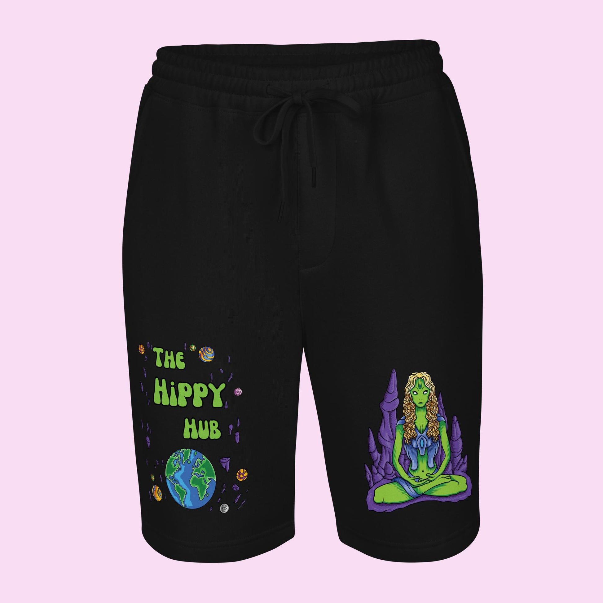 Mother Nature Men's fleece shorts - The Hippy Hub