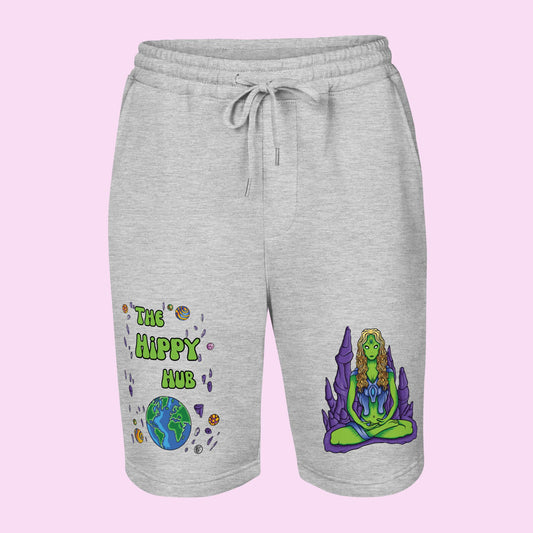 Mother Nature Men's fleece shorts - The Hippy Hub