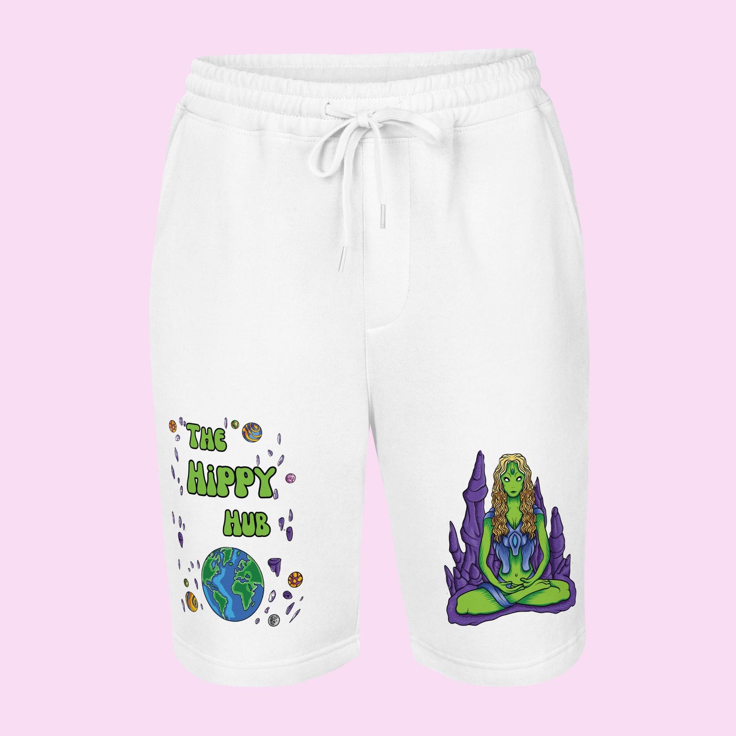 Mother Nature Men's fleece shorts - The Hippy Hub