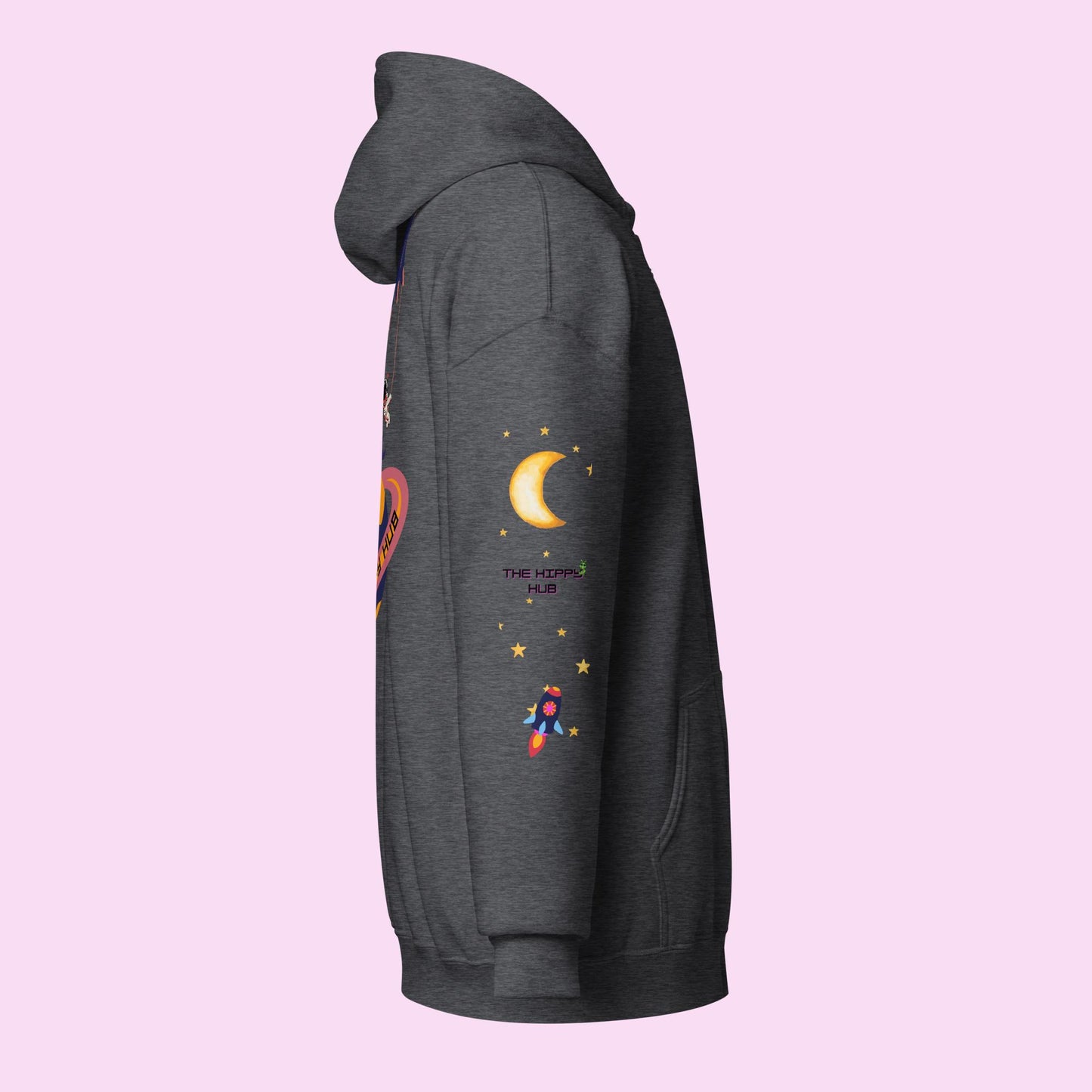 Adrift in the cosmos Unisex zip hoodie