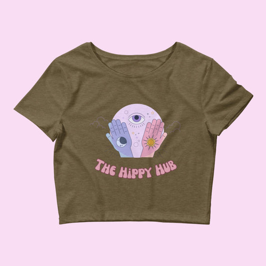 Third Eye Women’s Crop Tee - The Hippy Hub